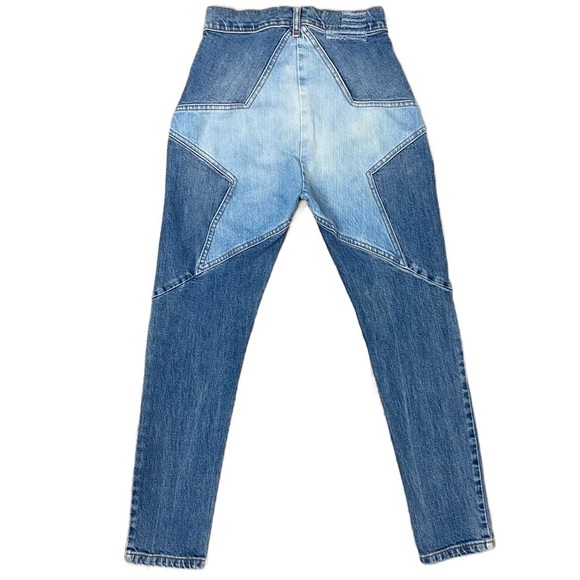 REVICE Venus Stargazer Patchwork Star Jeans Made in the USA 🇺🇸 Womens size 25 - Picture 12 of 12